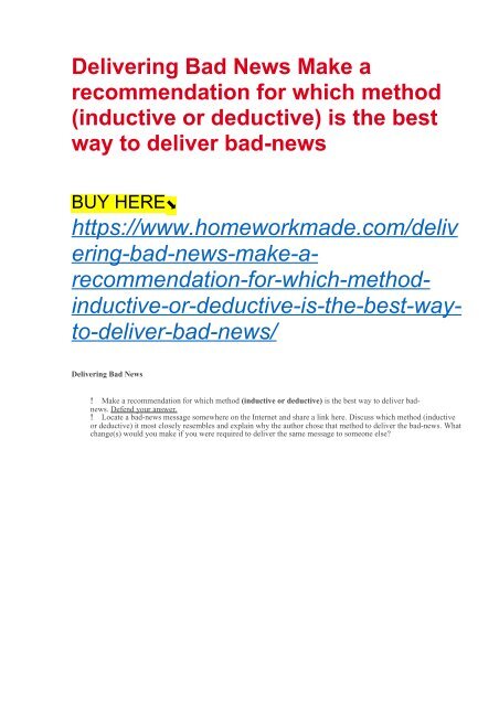 Delivering Bad News: How to Boost Your Credibility and Maintain Trust